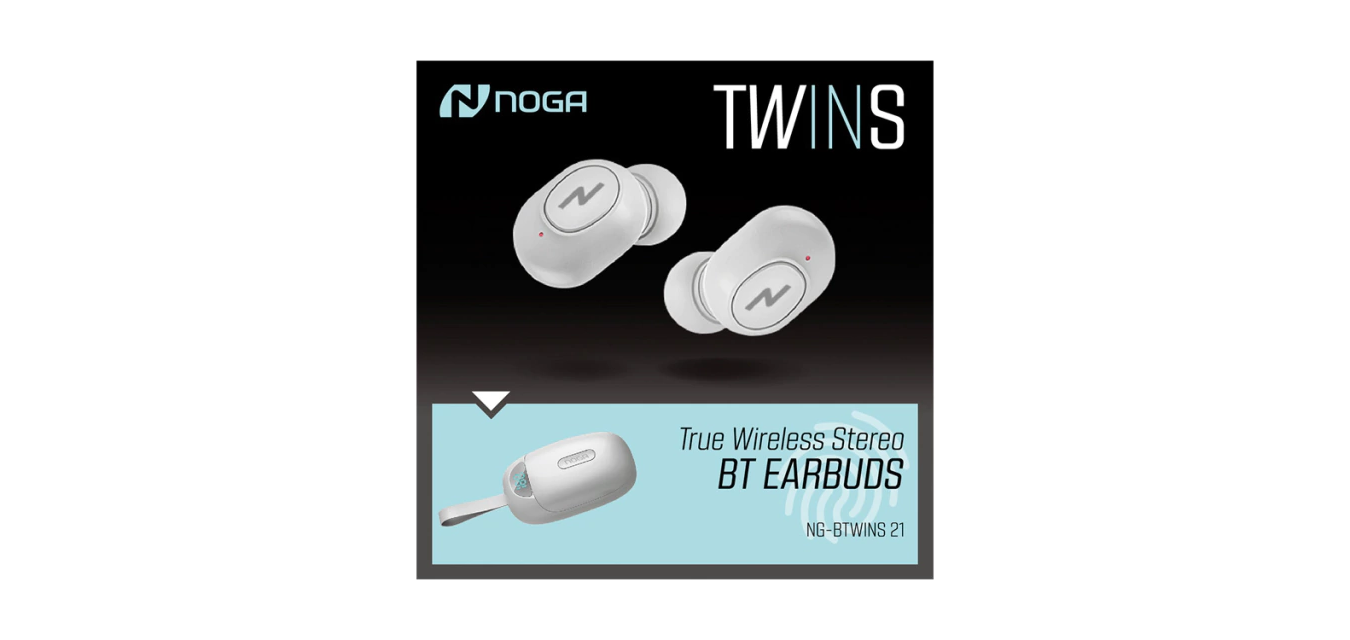 Auriculares Bluetooth Inalámbrico Noga Ng-btwins21 Earbuds