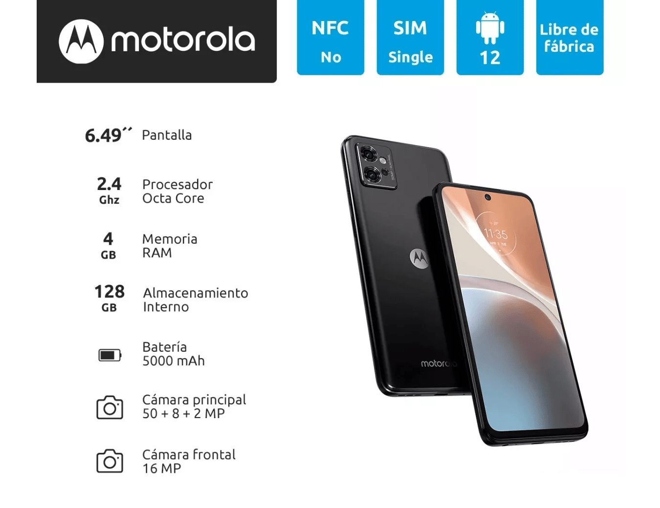 Motorola Moto G32 128GB 4GB RAM 😉