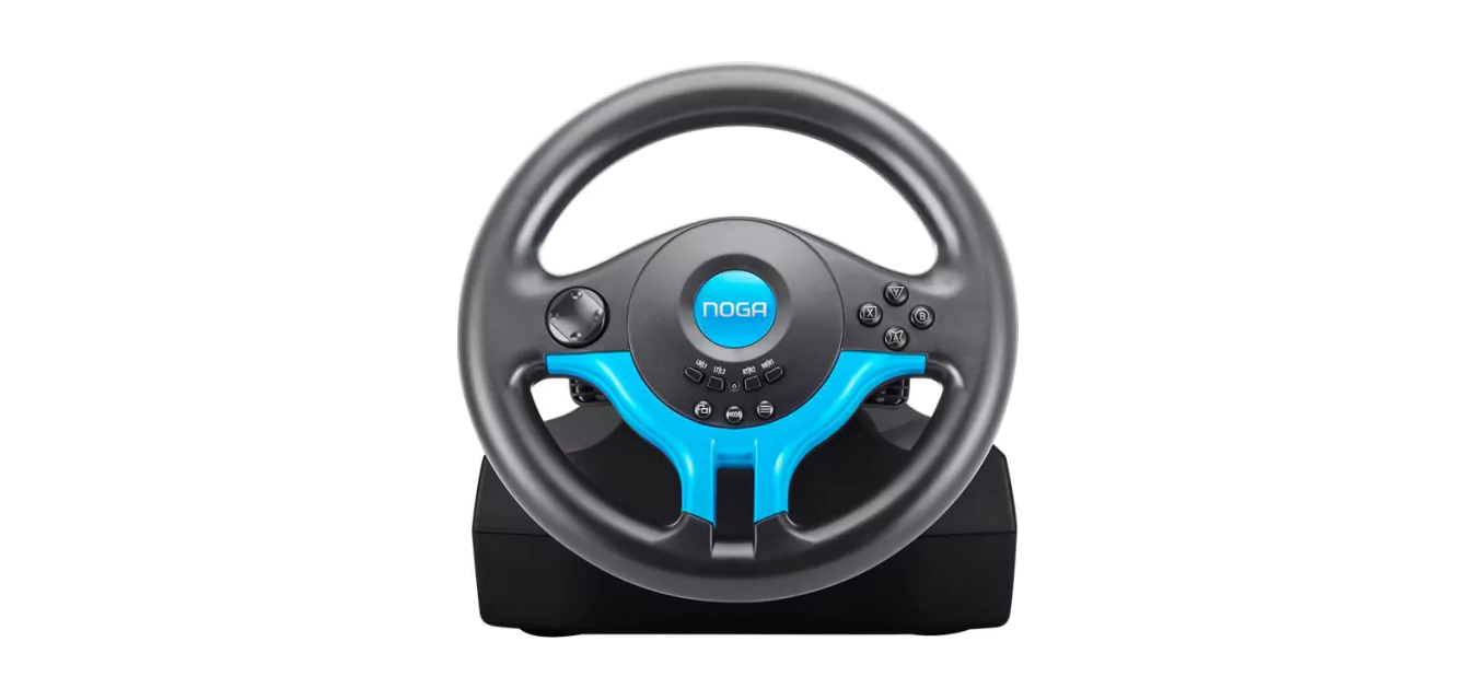 Volante + Pedalera NOGA Gaming Wheel ST-V06 PS3/PS4/PC/XB ONE, SWITCH